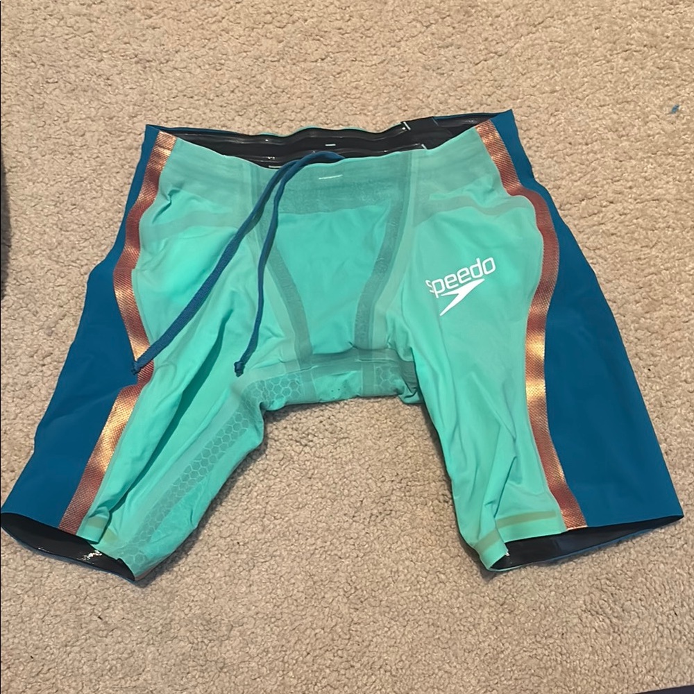 Speedo LZR Intent Jam AM Green/Blue Tech Suit